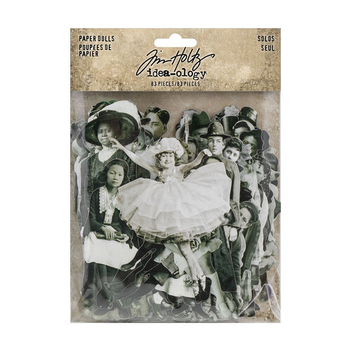 Tim Holtz Idea-Ology Paper Dolls Die-Cuts Solos 83/Pkg (555)